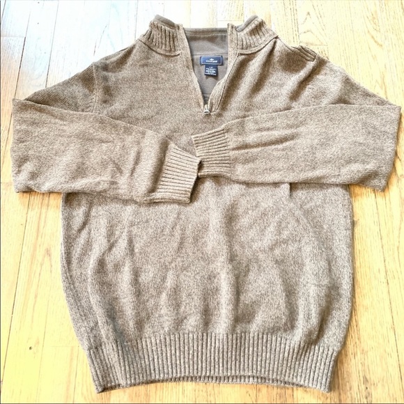 Men’s Large Dockers Quarter Zip Sweater - Picture 1 of 1